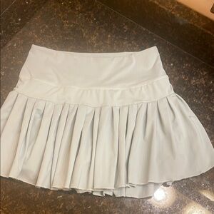Light Blue Pleated Athletic Skirt